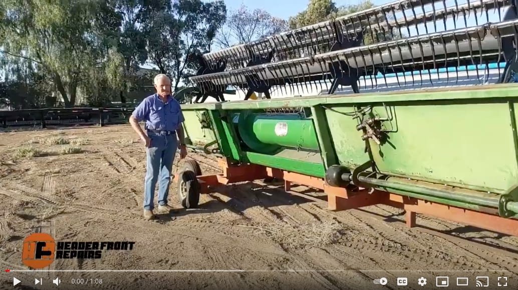 Table Auger was Beyond Repair Header Front Repairs